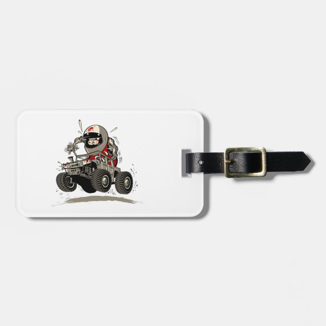Cartoon Buggy Luggage Tag (Front Horizontal)