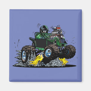 Cartoon buggy magnet