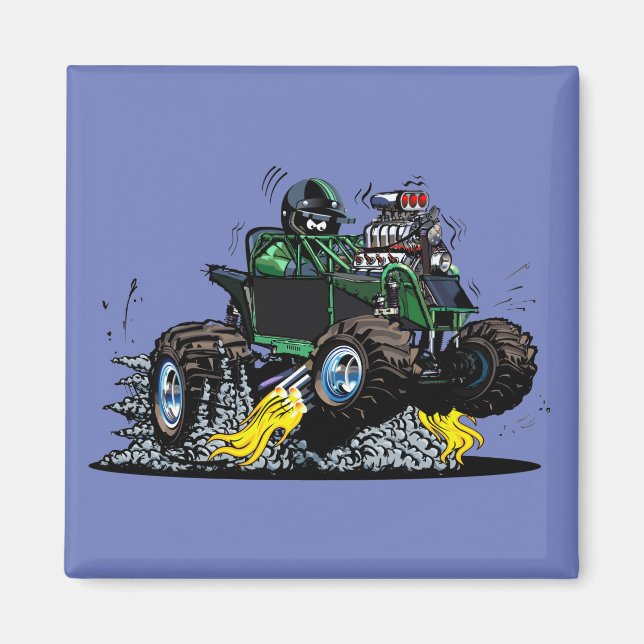 Cartoon buggy magnet (Front)