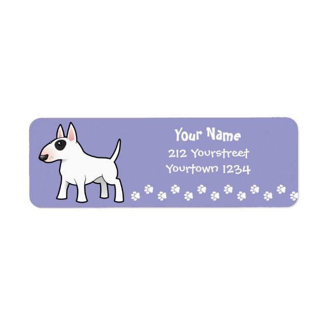 Cartoon Bull Terrier (Front)