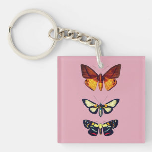 Cartoon Butterflies Keychain