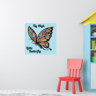Cartoon Butterfly Personalized Poster