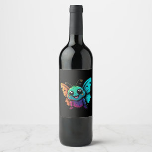 cartoon-butterfly-with-butterfly-its-head wine label