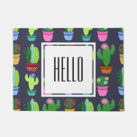 Cartoon Cactus Pattern