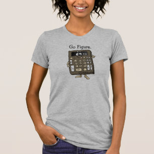 Cartoon Calculator T-shirt Apparel