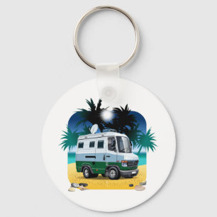 Cartoon Camper Keychain