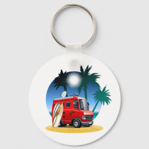 Cartoon Camper Keychain