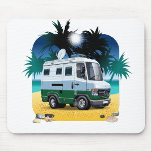 Cartoon Camper Mouse Pad