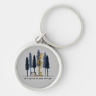 Cartoon Camping Keychain