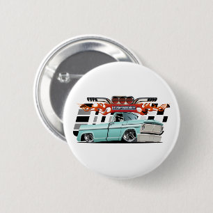 Cartoon car 2 inch round button