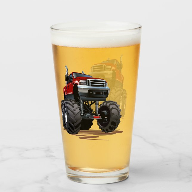 Cartoon car glass (Back Filled)