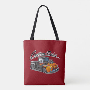 Cartoon car tote bag