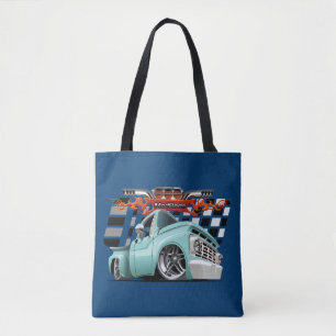 Cartoon car tote bag