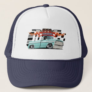 Cartoon car trucker hat