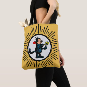 Cartoon Cat All-Over Print Tote Bag