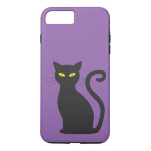 Cartoon Cat With Yellow Eyes Case-Mate iPhone Case
