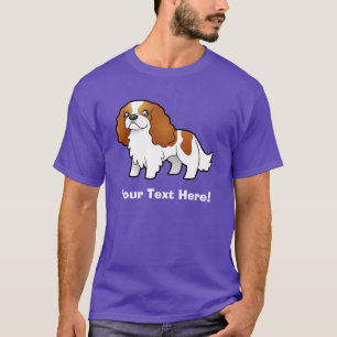 Cartoon Cavalier King Charles Spaniel T-Shirt