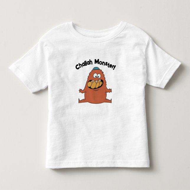 Cartoon Challah Monster T-Shirt (Front)