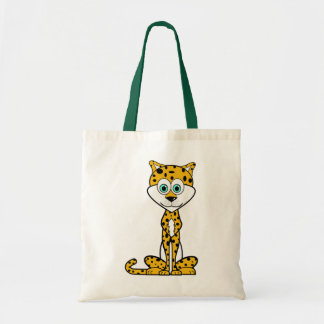Cartoon Cheetah Tote Bag