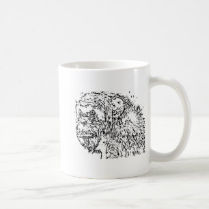 Cartoon Chimpanzee Coffee Mug