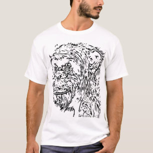 Cartoon Chimpanzee T-Shirt