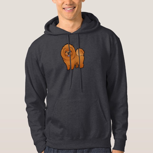 Cartoon Chow Chow Hoodie (Front)