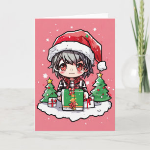 cartoon christmas card