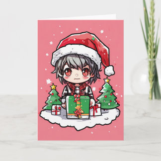 cartoon christmas card