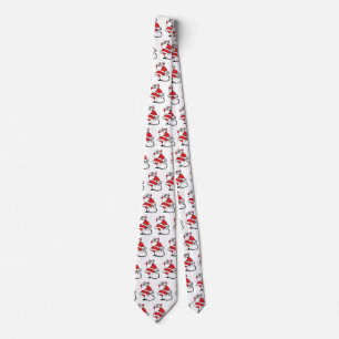 Cartoon Christmas Jolly Santa Claus, Sack of Toys Tie
