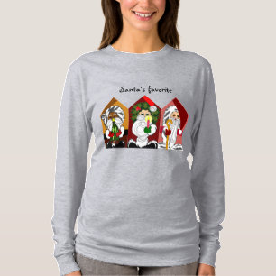 Cartoon Christmas Santa Customizable T-Shirt