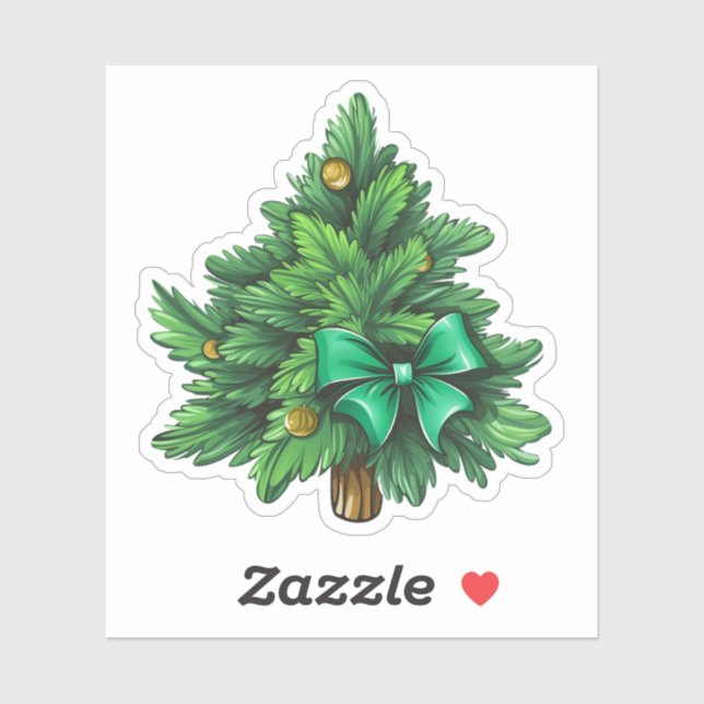 Cartoon christmas tree  (Sheet)