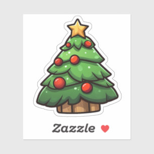 Cartoon christmas tree