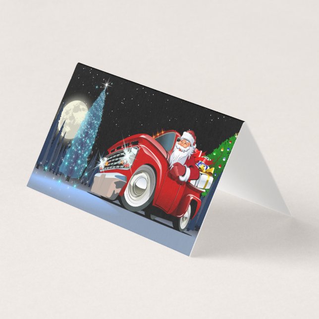 Cartoon Christmas truck (Front)