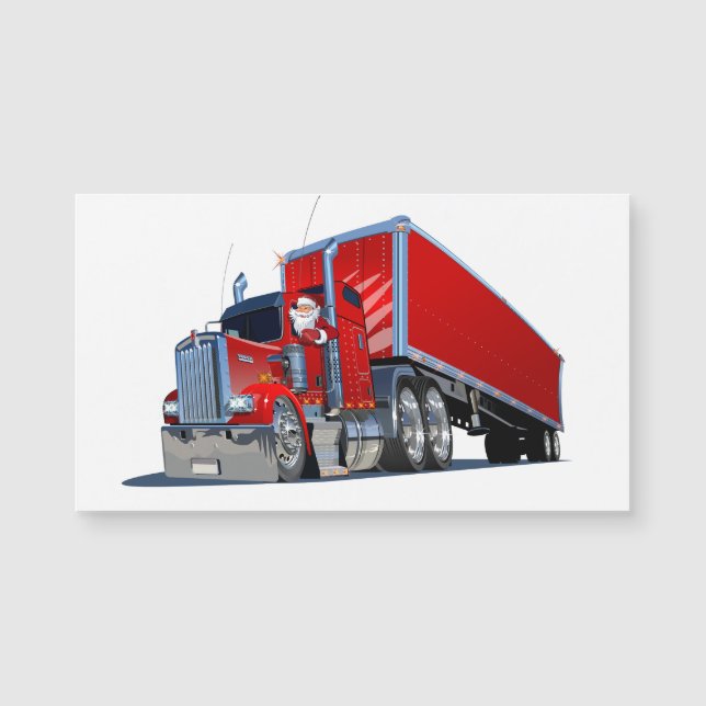 Cartoon Christmas truck (Front)