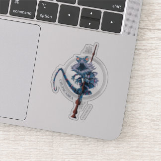 Cartoon Chupacabra & Elder Wand