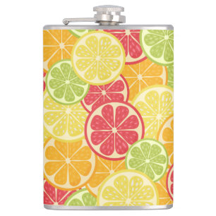  Cartoon Citrus Flask