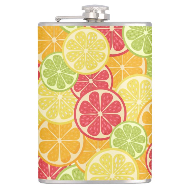 Cartoon Citrus Flask (Front)