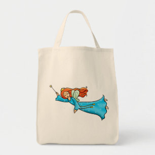 Cartoon Clip Art Flying Fairy Princess Magic Wand Tote Bag