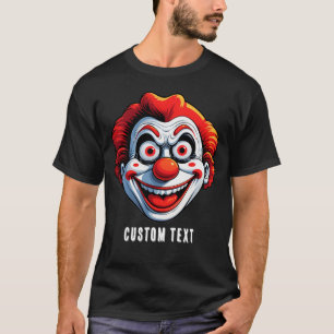 Cartoon Clown Face T-Shirt
