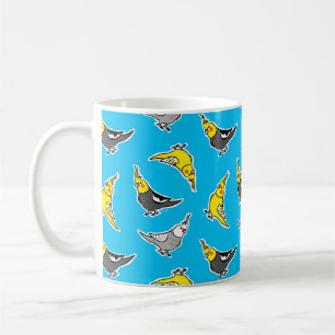Cartoon Cockatiels Pattern Coffee Mug