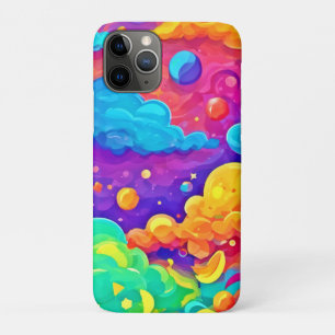 Cartoon Colour Burst Art iPhone 11 Pro Case