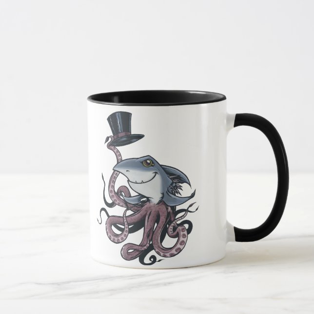Cartoon Colour Mug, I CHOMP therefore I AM Mug (Right)