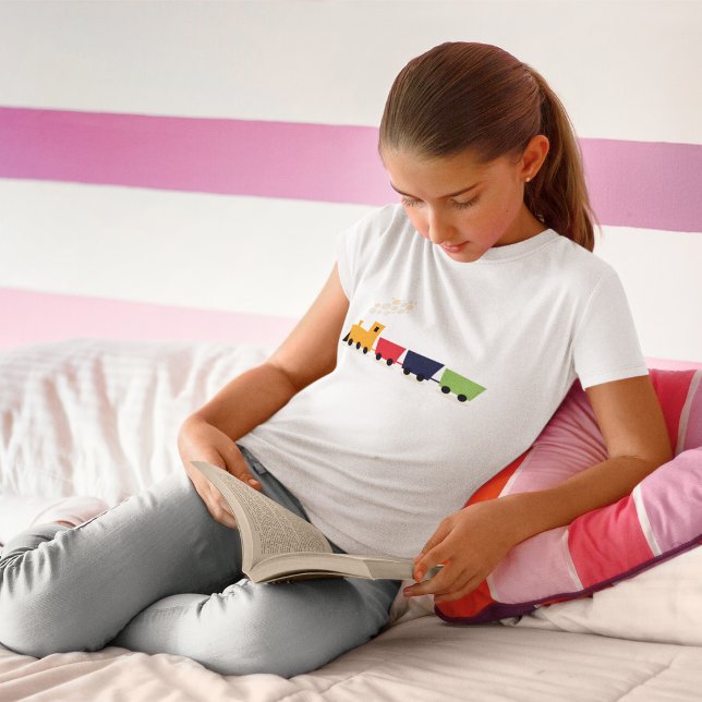 Cartoon Colourful Train T-Shirt (Creator Uploaded)