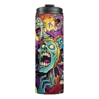 Cartoon Comic Zombies Tumbler Wrap T-Shirt