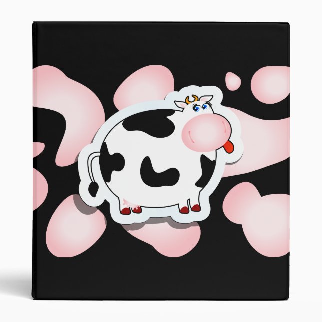 Cartoon cow, binder (Front)