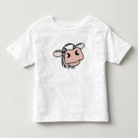 cartoon cow black white pink kiss grey farm animal