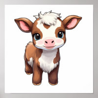 Cartoon cow illustration