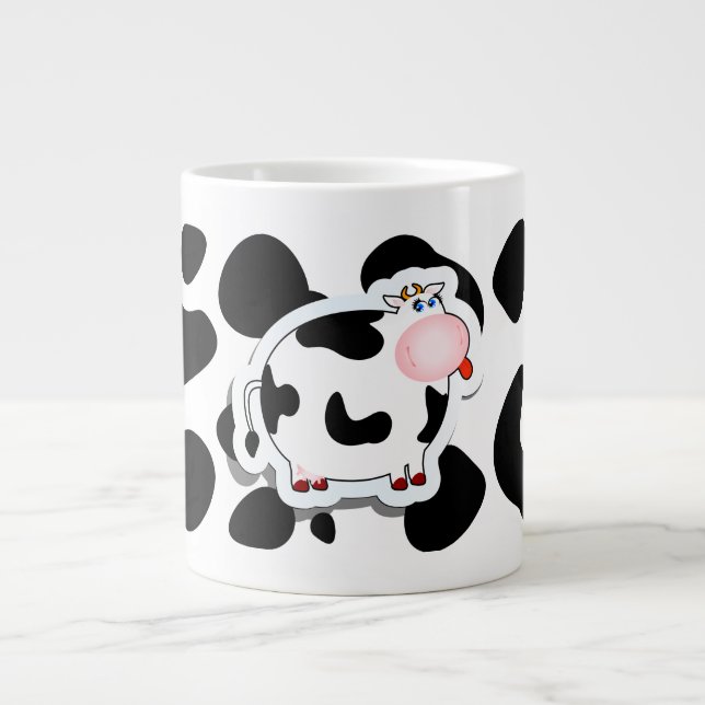 Cartoon cow, mug (Front)