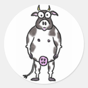 Cartoon Cow Stickers