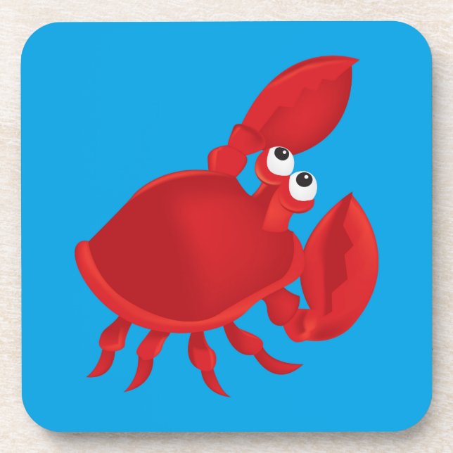 Cartoon crab coaster (Front)